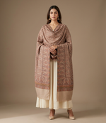 The Amritsar Store Jaal Weave Shawl, Intricate Paisley, Shawl For Women