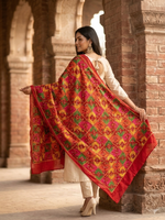 Phulkari Bagh Dupatta – Hand Embroidered Mirror Work Dupatta | The Amritsar Store