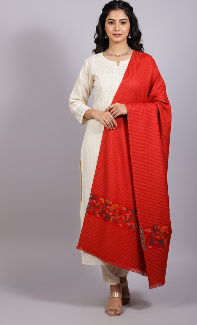 The Amritsar Store Heritage Drapes: Women’s Traditional Kashmiri Kani Shawl