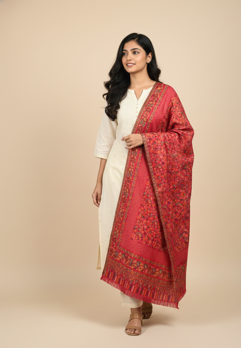 The Amritsar store Kashmiri Jaal ,Intricate Paisley & Floral Weave