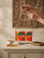 Phulkari Embroidered Wallet for Women | The Amritsar Store