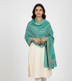 The Amritsar Store Womens Kani Zari Stole with Traditional Charm