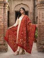 Phulkari Bagh Dupatta – Hand Embroidered Heritage Dupatta | The Amritsar Store