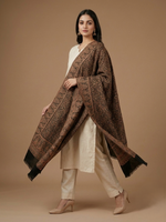 The Amritsar Store Jaal Weave Shawl, Intricate Paisley, Shawl For Women