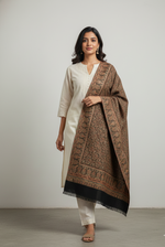 The Amritsar Store Jaal Weave Shawl, Intricate Paisley