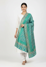 The Amritsar Store Womens Kani Zari Stole with Traditional Charm