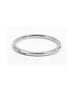 The Amritsar Store Personalised ROUND Metallic Stainless Steel Kada for Men 5 mm thickness (NO EDGES) - The Amritsar Store