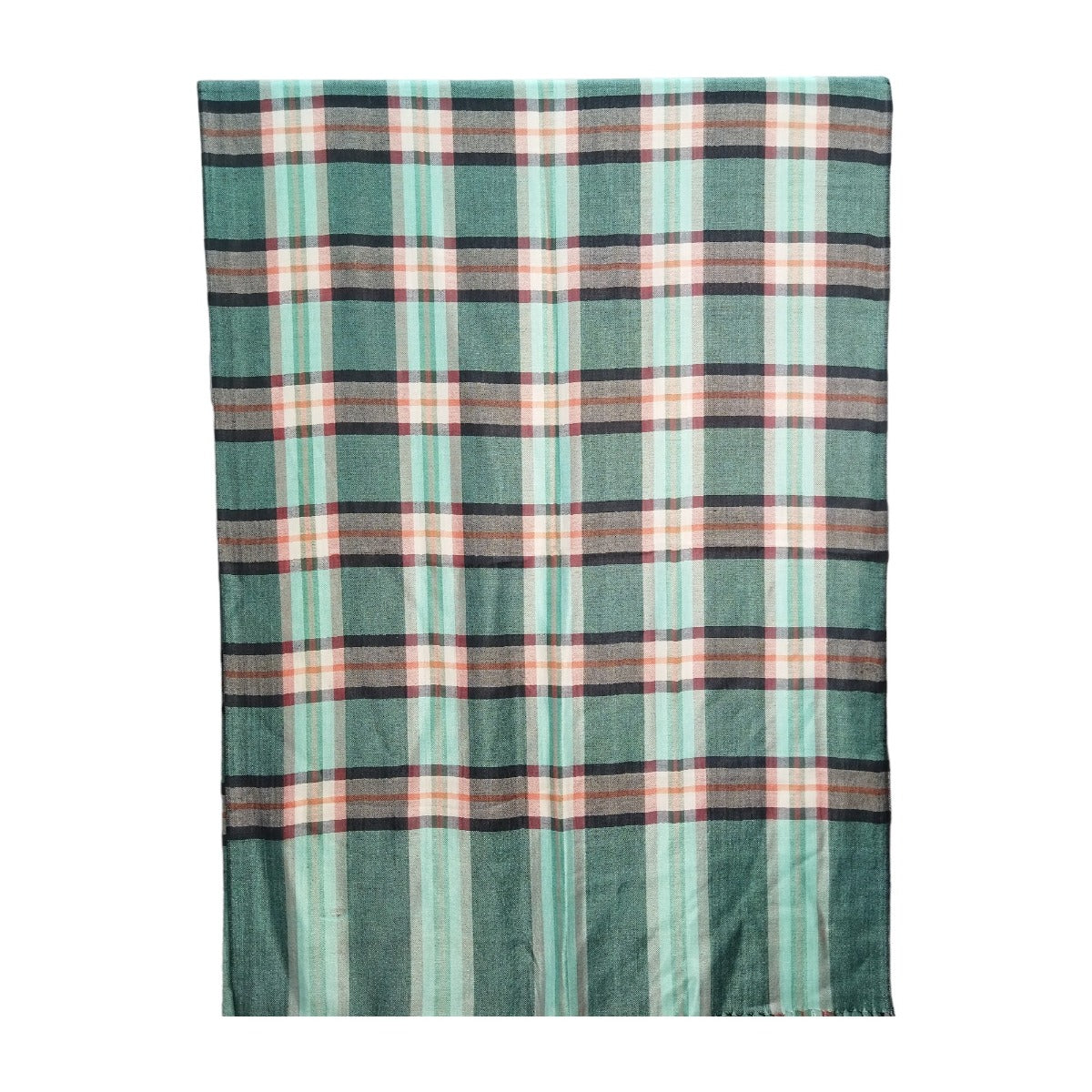 Women Scarf, Multicolor Bamboo Silk Scarf, Soft & Fine Quality with Check Pattern All Season Stole Size 2.00 x 0.70 Mtr Weight 120 Grams - The Amritsar Store