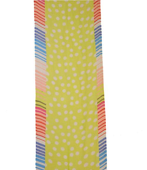 Polka dots scarf for women by The Amritsar Store, soft and elegant lightweight wrap with classic dotted pattern, suitable for all-season styling.