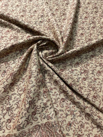 The Amritsar Store Reversible Self-Weave Shawl – Premium Soft Wool Wrap for Elegant Winter Style