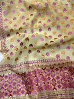 Hand embroidered Phulkari dupatta for women by The Amritsar Store 