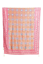 Phulkari Dupatta For Wedding Amritsari Handmade Embroidery Traditional Colorful Dupatta With Tassels Size 2.25 Mtr x 0.95 Mtr - The Amritsar Store