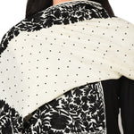 Mesmerizing Hues White & Black Aesthetically Designed From Kashmir Pure Wool Shawl - The Amritsar Store