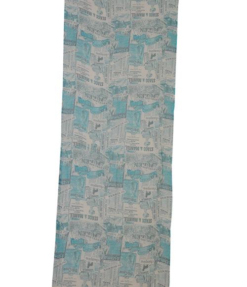 Keep Reading Me-Newspaper Print Scarf By The Amritsar Store - The Amritsar Store