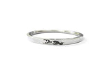 Stainless Steel Sun Sign Unisex Punjabi Kada with engraved zodiac symbol by The Amritsar Store, sleek silver finish bracelet for men and women