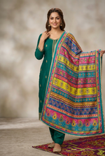 The Amritsar Store embellished dupatta with mirror and stone work detailing, traditional ethnic designer dupatta for women