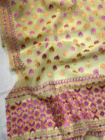 Hand embroidered Phulkari dupatta for women by The Amritsar Store