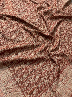 The Amritsar Store Reversible Self-Weave Shawl – Premium Soft Wool Wrap for Elegant Winter Style