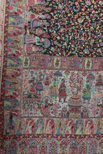 “The Amritsar Store Heritage Kani Stole – Vibrant Mughal-Inspired Story Weave (Women)”