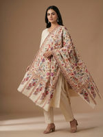 Women's Kalamkari designer stole featuring traditional printed motifs by The Amritsar Store