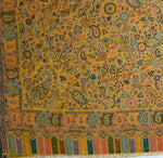 "The Amritsar Store Kashmiri Jaal Weave Shawl in Fine Wool – Multicolor Paisley Design