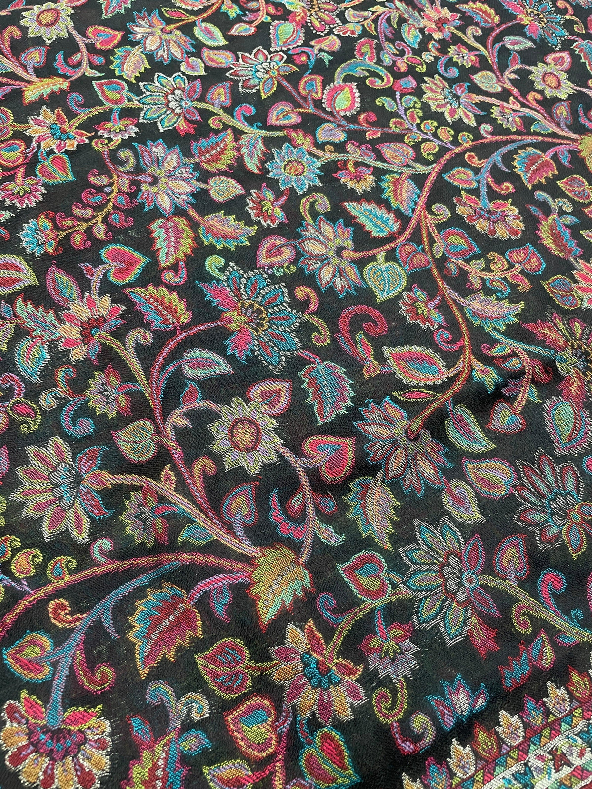 Women's Shawl – Floral Jaal Heritage Woven Designer Wrap | The Amritsar Store - The Amritsar Store