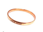 Customised plain copper kada for men with 6mm thickness by The Amritsar Store, classic traditional Sikh style bangle for daily wear