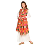 Alluring Handmade Embroidery Phulkari Full Jall Dupatta by The Amritsar Store - The Amritsar Store