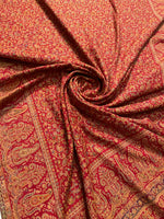 "The Amritsar Store Fine Wool Jaal Weave Shawl – Intricate Paisley Design