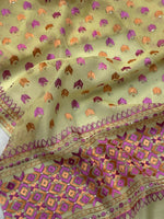 Hand embroidered Phulkari dupatta for women by The Amritsar Store