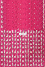 Phulkari Hand Embroidery Saree with Heritage Charm in Magenta color Phulkari
