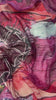 Contemporary art print scarf for women by The Amritsar Store, modern abstract design, lightweight soft fabric fashion wrap for all seasons.