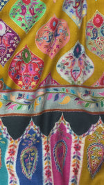 The Amritsar Store Womens Extra Fine Wool Shawl ,Kalamkari Design,Multicolor