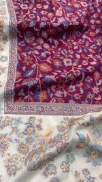 The Amritsar Store Kashmiri Jaal Weave Shawl with Floral Motifs