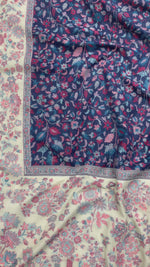 The Amritsar Store Kashmiri Jaal Weave Shawl with Floral Motifs, Shawl For Women