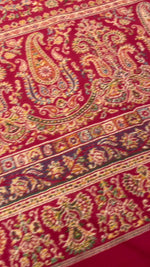 The Amritsar Store Jaal Weave Shawl, Intricate Paisley