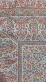 The Amritsar Store Jaal Weave Shawl, Intricate Paisley, Shawl For Women