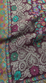 The Amritsar Store Timeless woven stole with Luxe Zari border