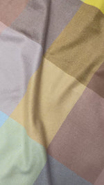 The Amritsar Store Soft Pastel Checked Winter Scarf For Women
