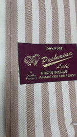 Checkered Subtle Fine Wool Light Weight102 inches x 55 inches Shawl by Dhariwal Woollen Textile Mills