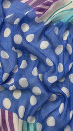 The Amritsar Store polka dots scarf for women, elegant lightweight scarf with classic dot pattern, soft fabric fashion accessory for all seasons.