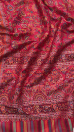The Amritsar Store Majestic Peacock Garden Jaal Shawl – Intricate Multicolor Weave , Shawl For Women