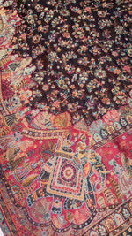 The Amritsar Store Kani Shawl with Zari Mughal Darbaar Reversible