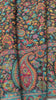 Men’s black Kani Jaal shawl with multicolor paisley and floral weave by The Amritsar Store