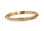 Pure Punjabi brass kada for men with edged design by The Amritsar Store, traditional Sikh bangle for daily wear