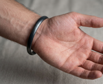 Sarbloh pure iron Sikh casted black Punjabi Kada for men by The Amritsar Store, traditional handcrafted Khalsa iron bangle with matte black finish