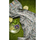 Elegant multicolor floral paisley shawl