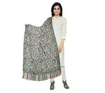Elegant multicolor floral paisley shawl