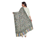Elegant multicolor floral paisley shawl