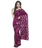 Phulkari Saree Hand Embroidered on Purple ,The Amritsar Store